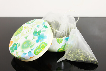 かわいいお茶缶:白煎茶